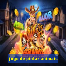 jogo de pintar animais