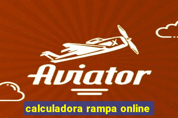 calculadora rampa online